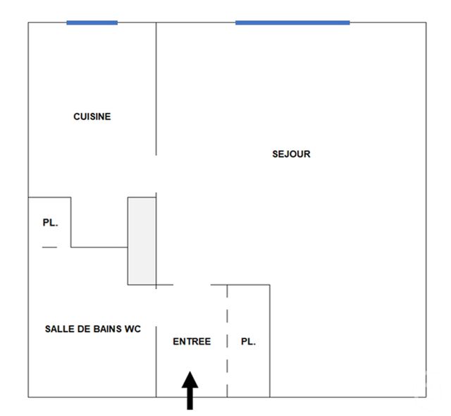 Afficher la photo en grand Appartement Studio à vendre - 1 pièce - 33 m2 - Versailles - 78 - ILE-DE-FRANCE